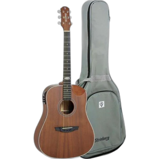 Violão Strinberg SD201HC Folk Eletroacústico Mahogany Satin Com Bag