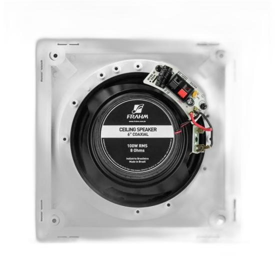 Arandela 6" Frahm HS 200w Quadrada Branca
