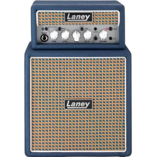 Mini Amplificador Para Guitarra Laney Ministack-B-Lion Azul