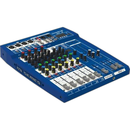 Mesa de Som Soundcraft MI-8 08 Canais USB