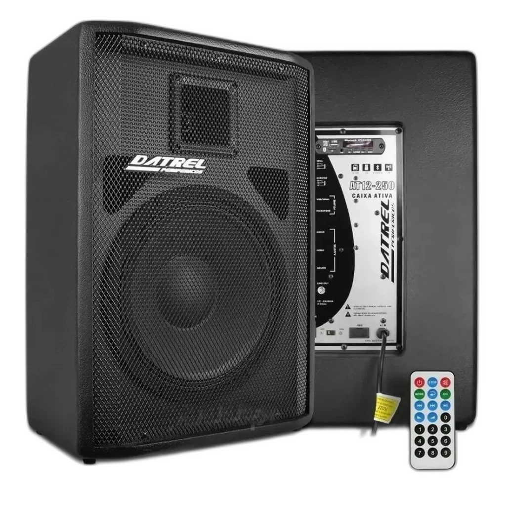 Caixa De Som Ativa E Passiva At12-250 500w Rms Usb