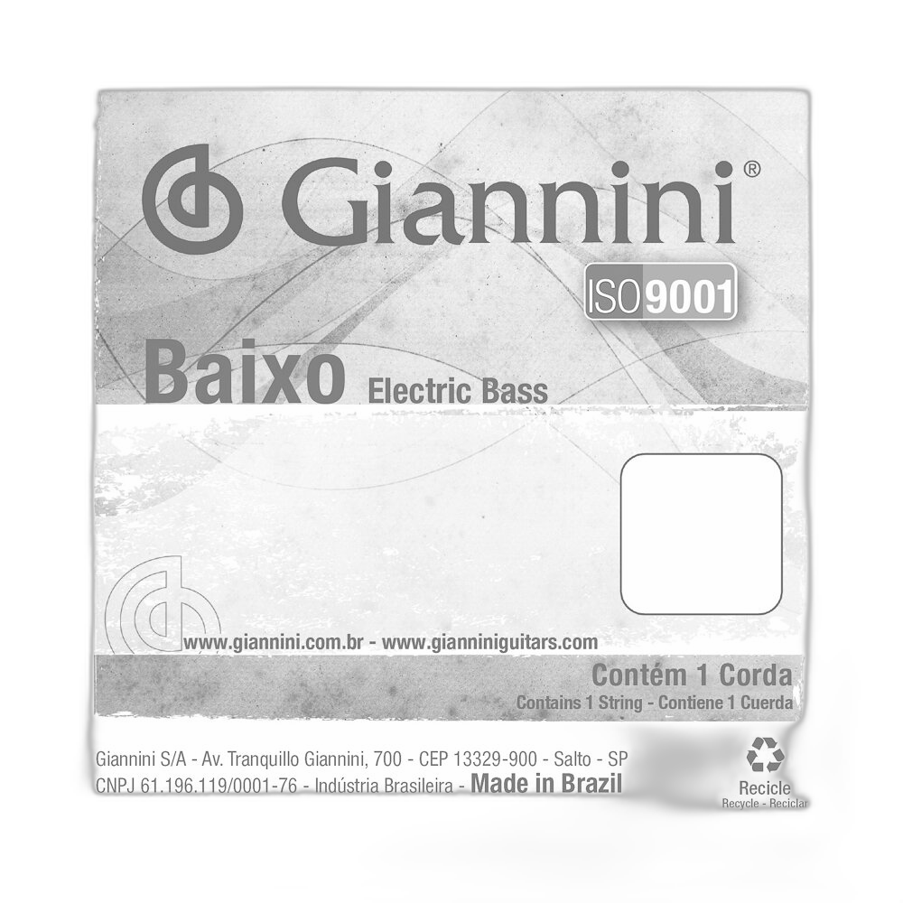 Corda Avulsa Baixo 2 Giannini Nickel Round Wound GEEBRL5.2