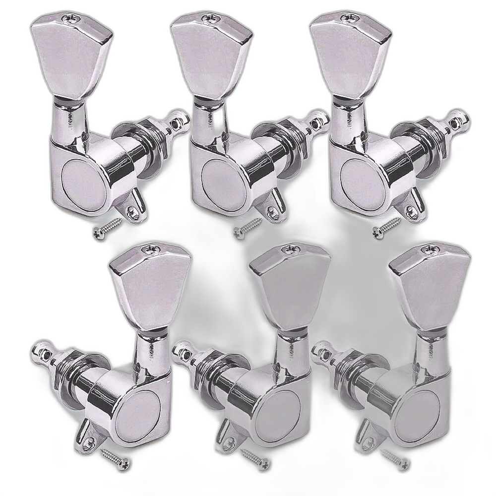 Tarraxa Guitarra Blindada Cromada 3x3 Spirit J04-CR-R3L3