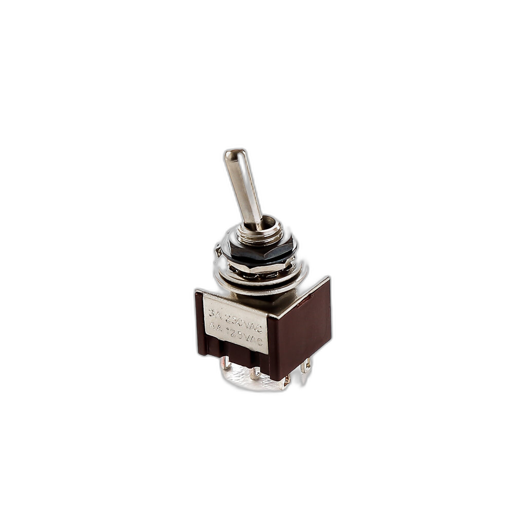 Chave Seletora Mini 2 Posições Toogle Preta Spirit M205-BK