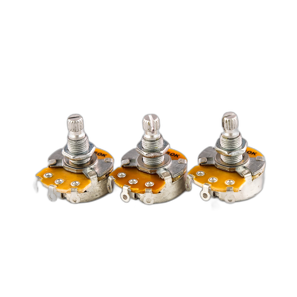 Potenciômetro Instrumentos (3 Unidades) Spirit VL2418H-A250K