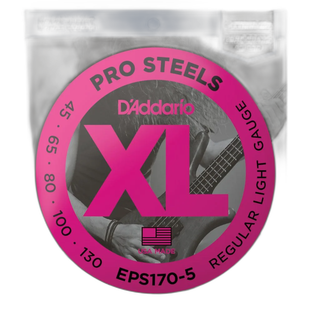 Encordoamento Baixo 5C 45-130 D Addario XLProSteels EPS170-5