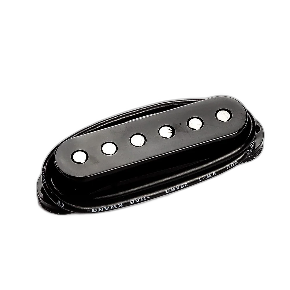 Captador Para Guitarra Single Alnico 5 Preto Spirit STK50-BK