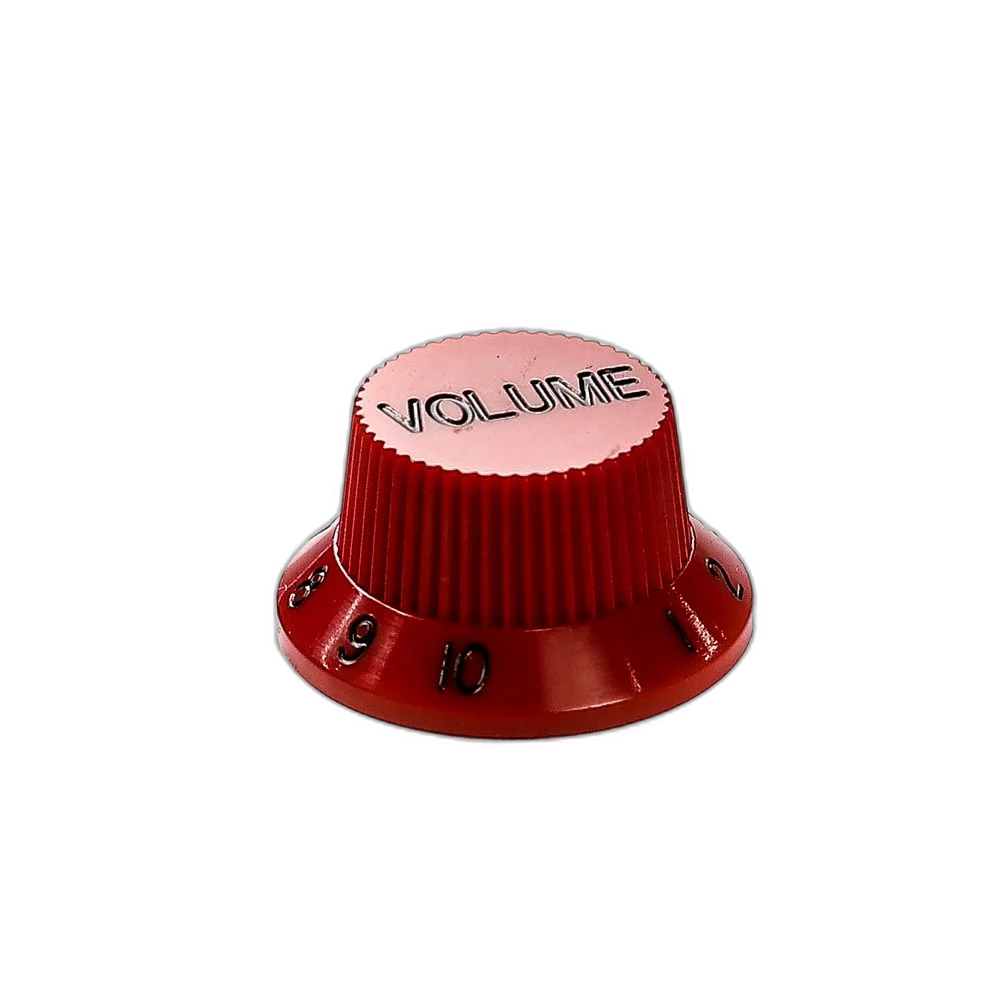 Knob Plástico Instrumentos Volume (6 Peças) Spirit PSV-V-RED