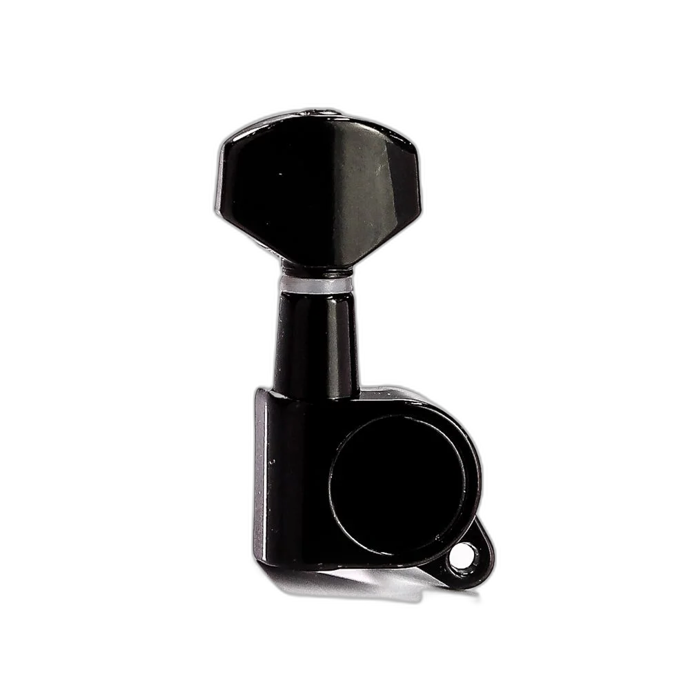 Tarraxa Para Guitarra Bindada Preta 3x3 Spirit J07-BK-R3L3