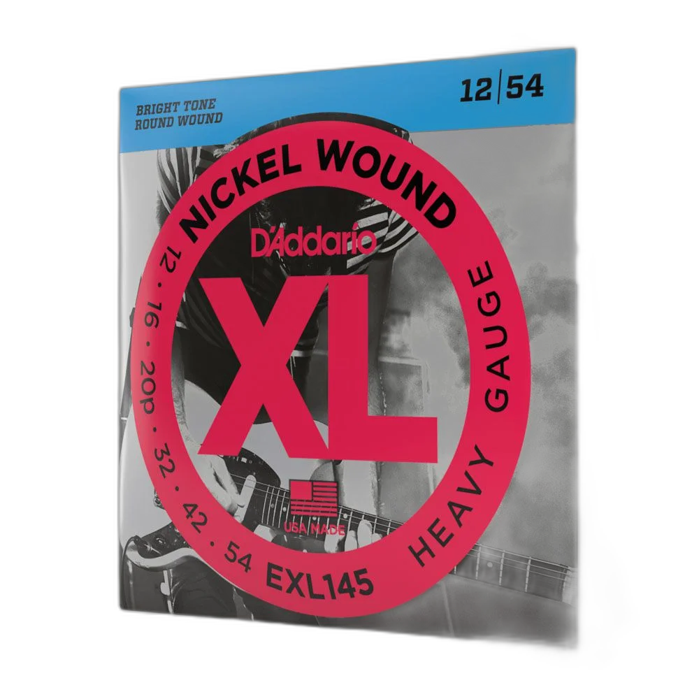 Encordoamento Guitarra 12-54 D Addario XL Nickel EXL145
