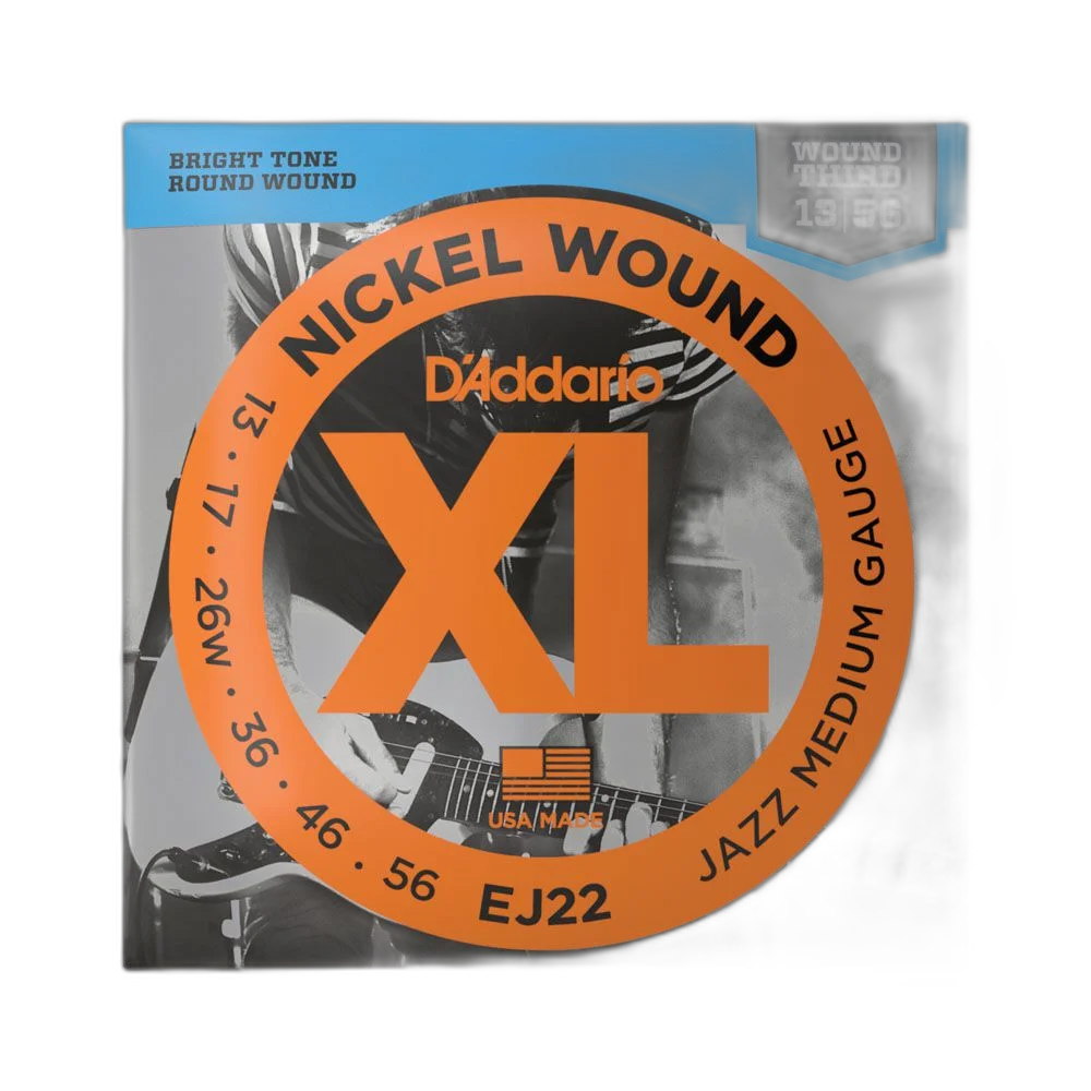 Encordoamento Para Guitarra 13-56 D Addario XL Nickel EJ22