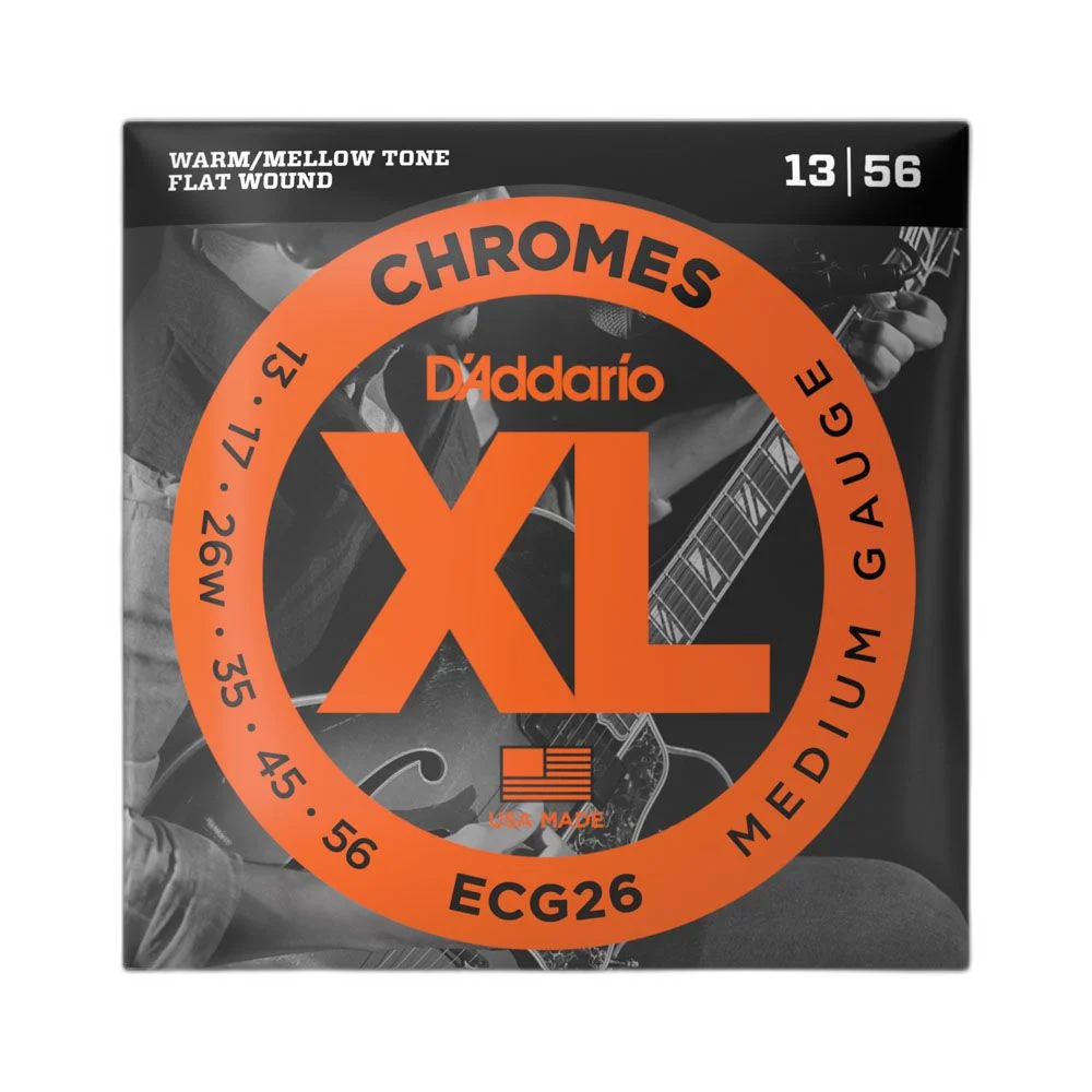 Encordoamento Guitarra 13-56 D Addario XL Chromes ECG26