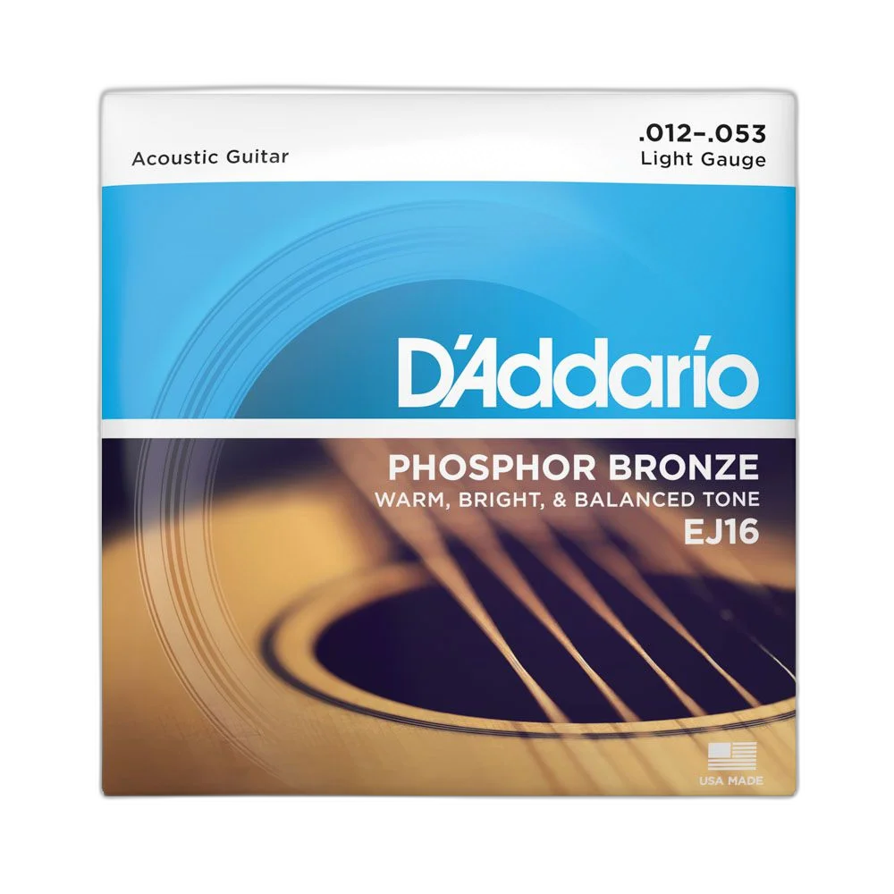 Encordoamento Violão Aço 12-53 D Addario Phosphor EJ16