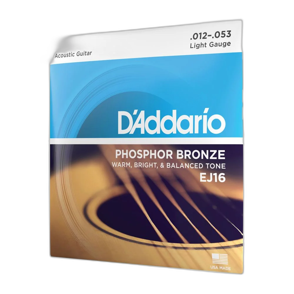 Encordoamento Violão Aço 12-53 D Addario Phosphor EJ16