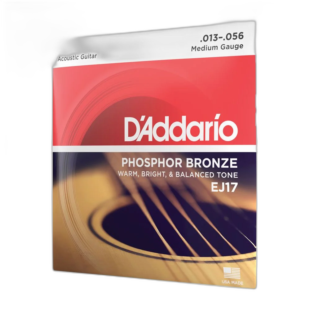 Encordoamento Violão Aço 13-56 D Addario Phosphor EJ17