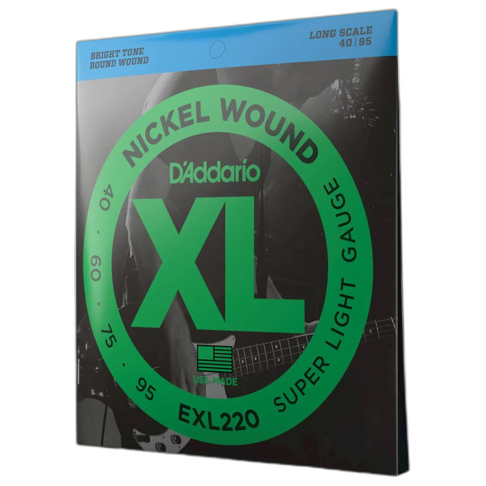 Encordoamento Baixo 4C 40-95 D Addario XL Nickel EXL220