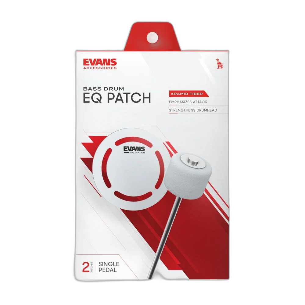 Pad Protetor Pele Bumbo Aramid Fiber (2 Peças) Evans EQPAF1
