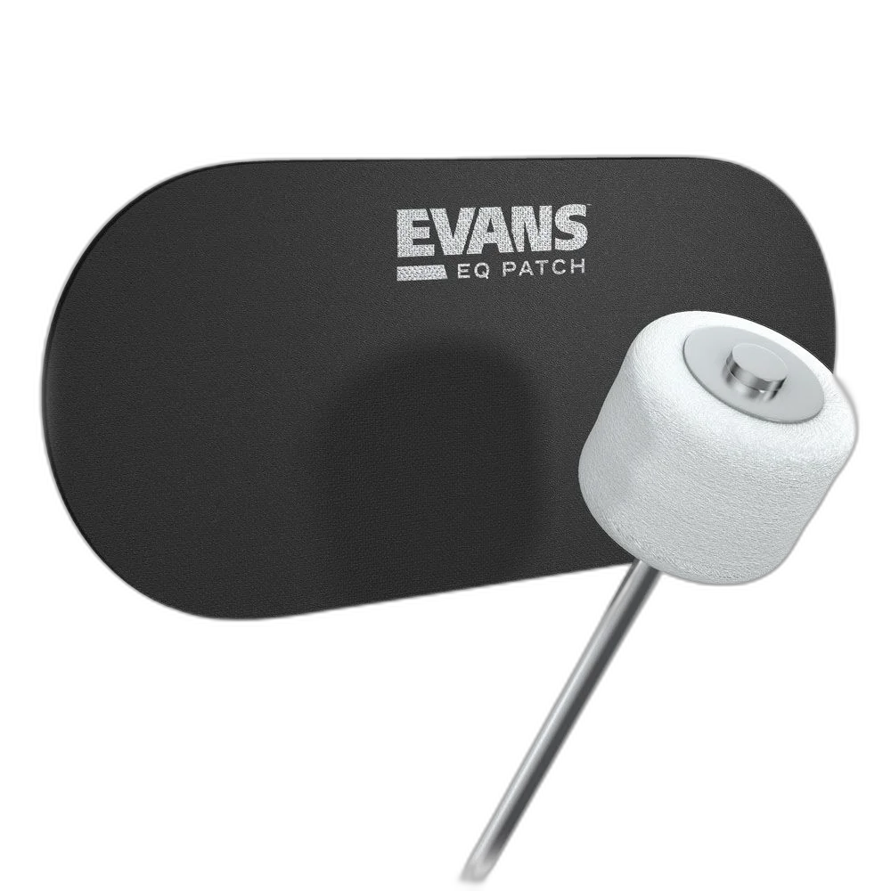 Pad Protetor Pele Bumbo Pedal Duplo (2 Peças) Evans EQPB2