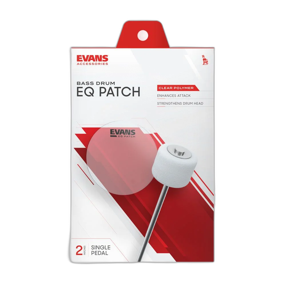Pad Protetor Pele Bumbo Pedal Simples (2 Peças) Evans EQPC1