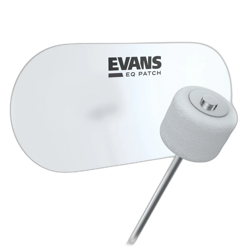 Pad Protetor Pele Bumbo Pedal Duplo (2 Peças) Evans EQPC2
