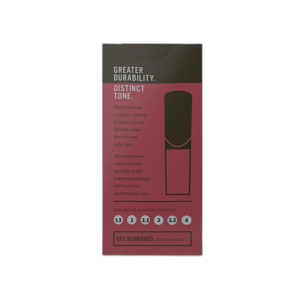 Palheta Sax Soprano 1.5 (5 Unidades) D Addario Plasticover