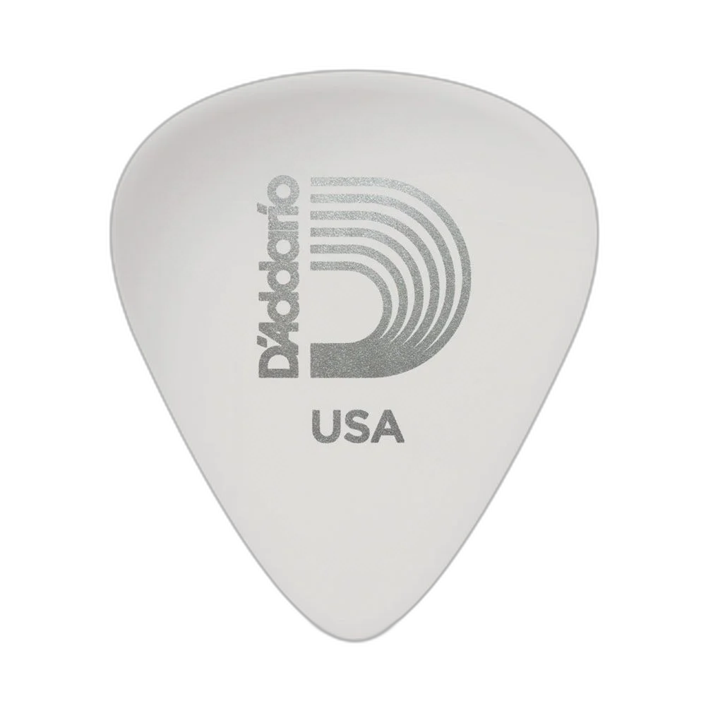 Palheta Celulóide Branca 1.25mm X-Pesada D Addario 1CWH7-10