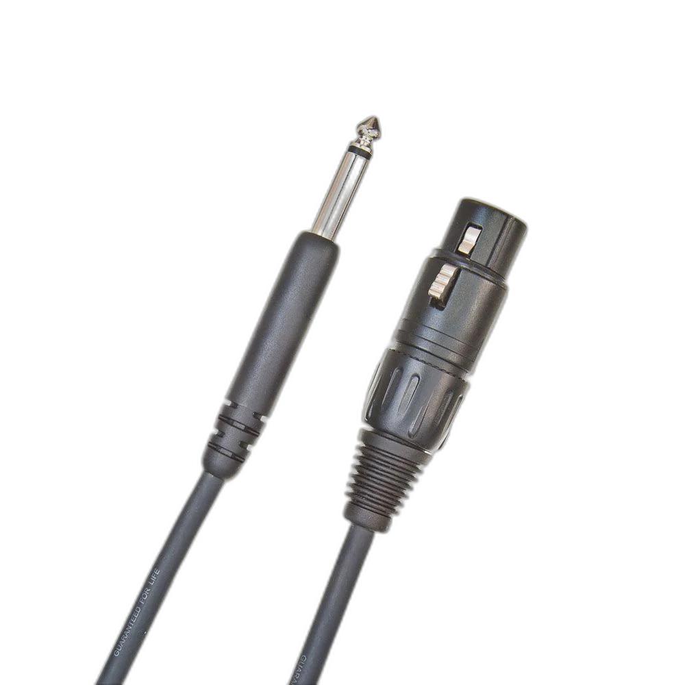 Cabo Microfone P10-XLR Fêmea D Addario Classic PW-CGMIC-25