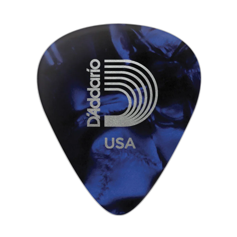 Palheta Celulóide Azul Perolada Média D Addario 1CBUP4-10