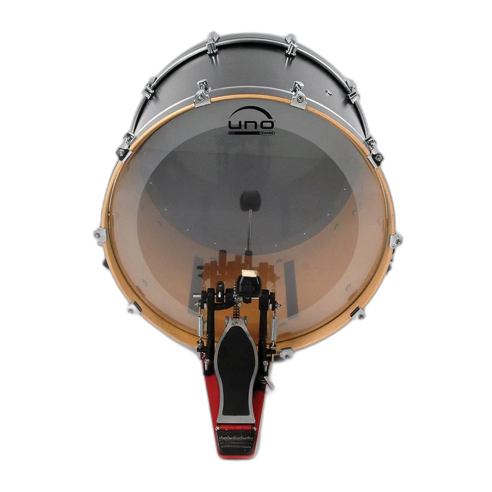 Pele Para Bumbo EQ4 Transparente 22 Uno by Evans UBD22EQ4
