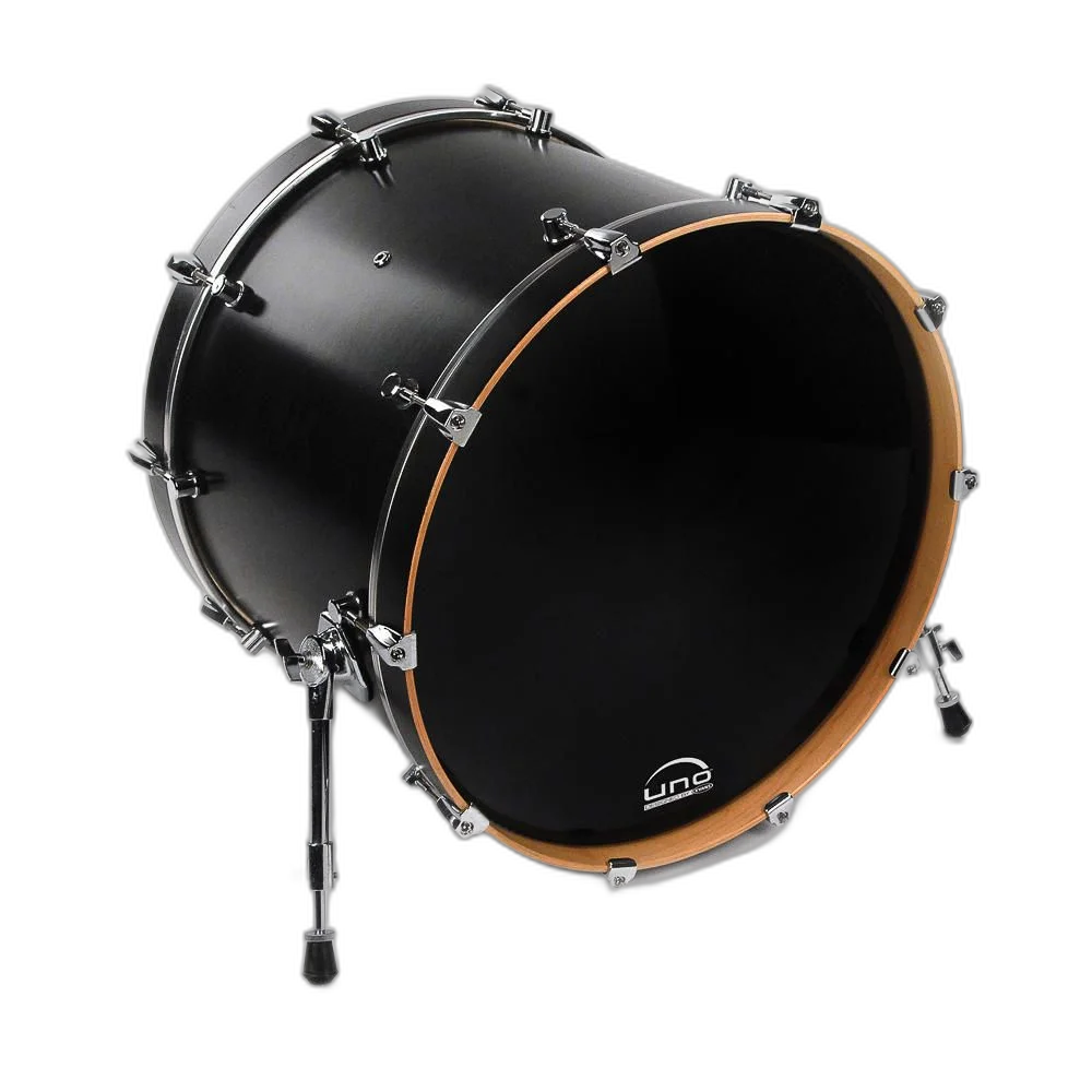 Pele Resposta para Bumbo EQ3 Preta 22'' Uno by Evans UBD22RB
