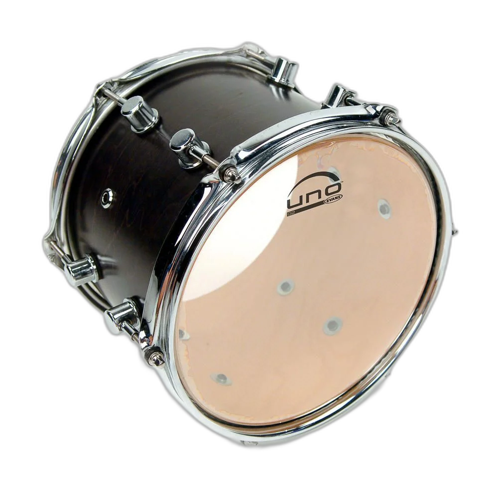 Pele para Caixa / Tom Genera G2 Transparente 12'' Uno by Evans  UTT12G2