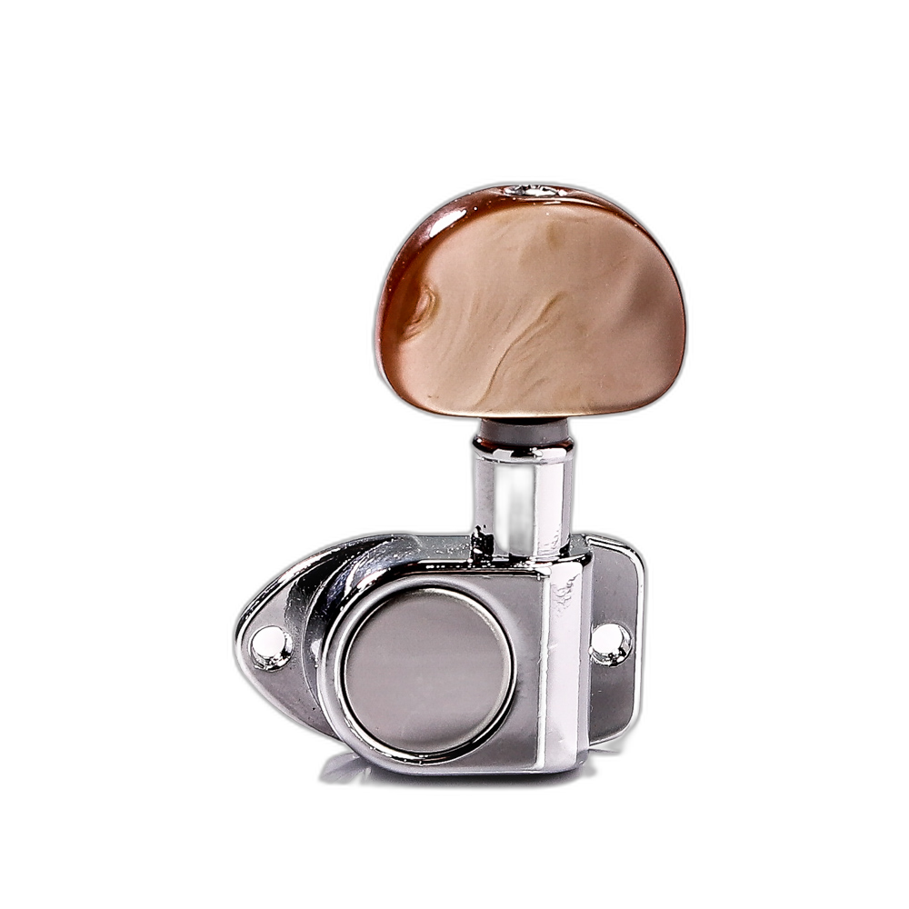 Tarraxa Para Violão Cromada/Marrom Spirit J508BW-CR-R3L3