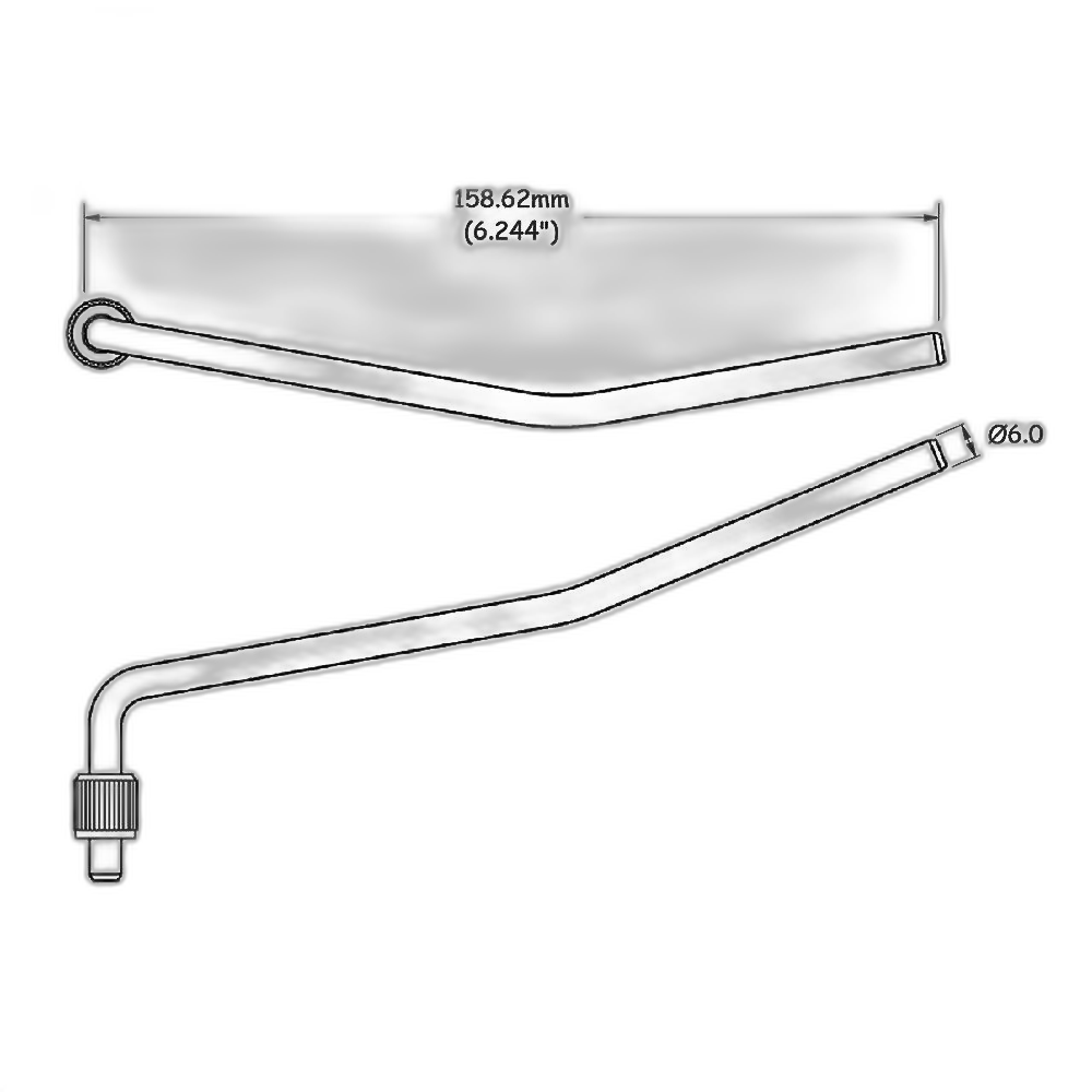 Alavanca Ponte Floyd Rose Cromada Fosca Spirit HFT20-MC