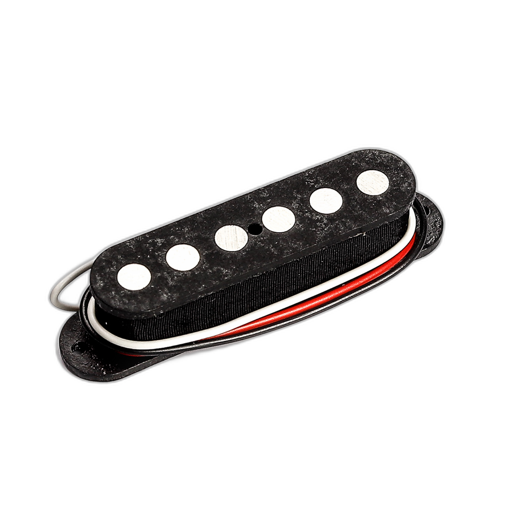 Captador Para Guitarra Single Alnico 5 Preto Spirit KS6-M-BK