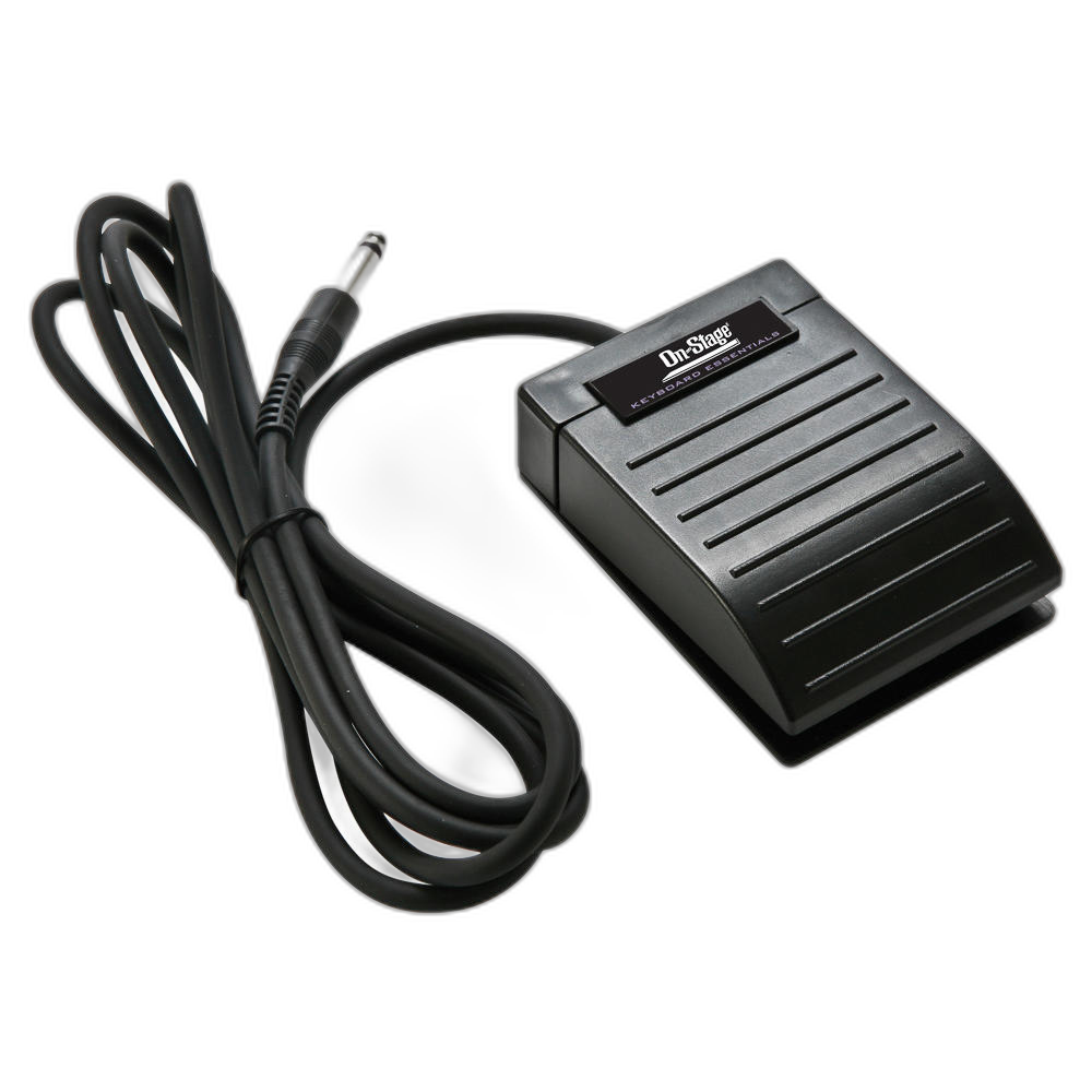 Pedal Sustain Teclado Chave Polaridade P10 On-Stage KSP20