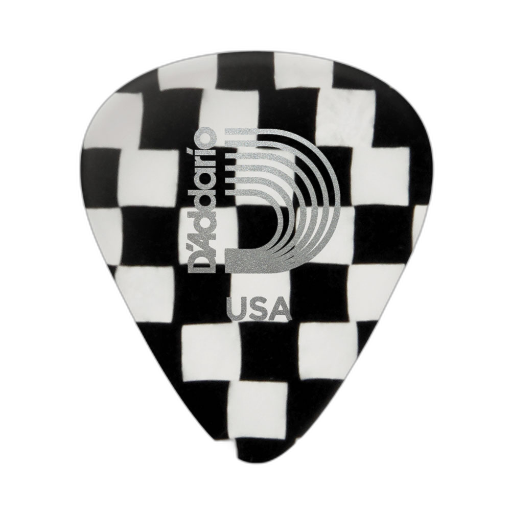 Palheta Celulóide Xadrez 1.0mm (25 Un) DAddario 1CCB6-25
