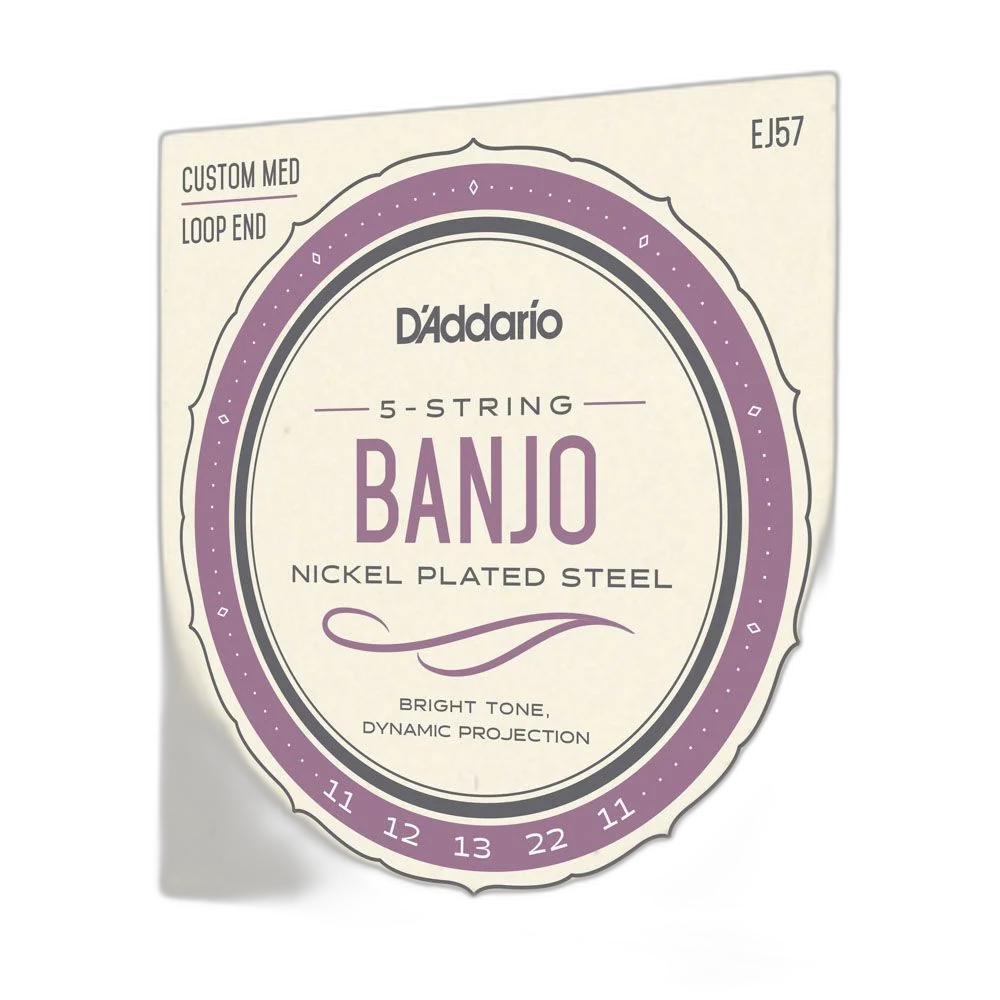 Encordoamento Para Banjo 5C D Addario Nickel Plated EJ57