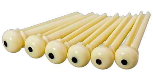 Pino Ponte Violão Creme Perolado (6 Peças) Spirit BPA-IV/AIT