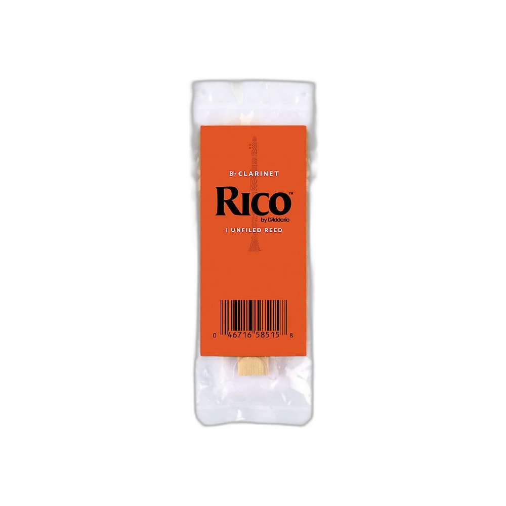 Palheta Clarineta Bb 2.5 (Unidade) D Addario Rico 50/RCA0125