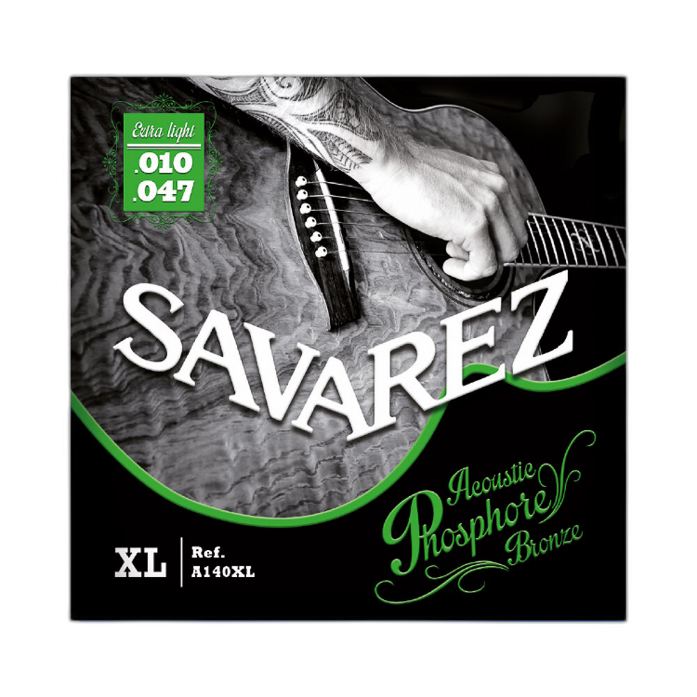Encordoamento Violão Aço .010-.047 Savarez P. Bronze A140XL