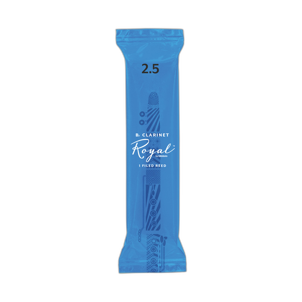 Palheta Clarineta Bb 2.5 (Unidade) D Addario Royal 25RCB0125