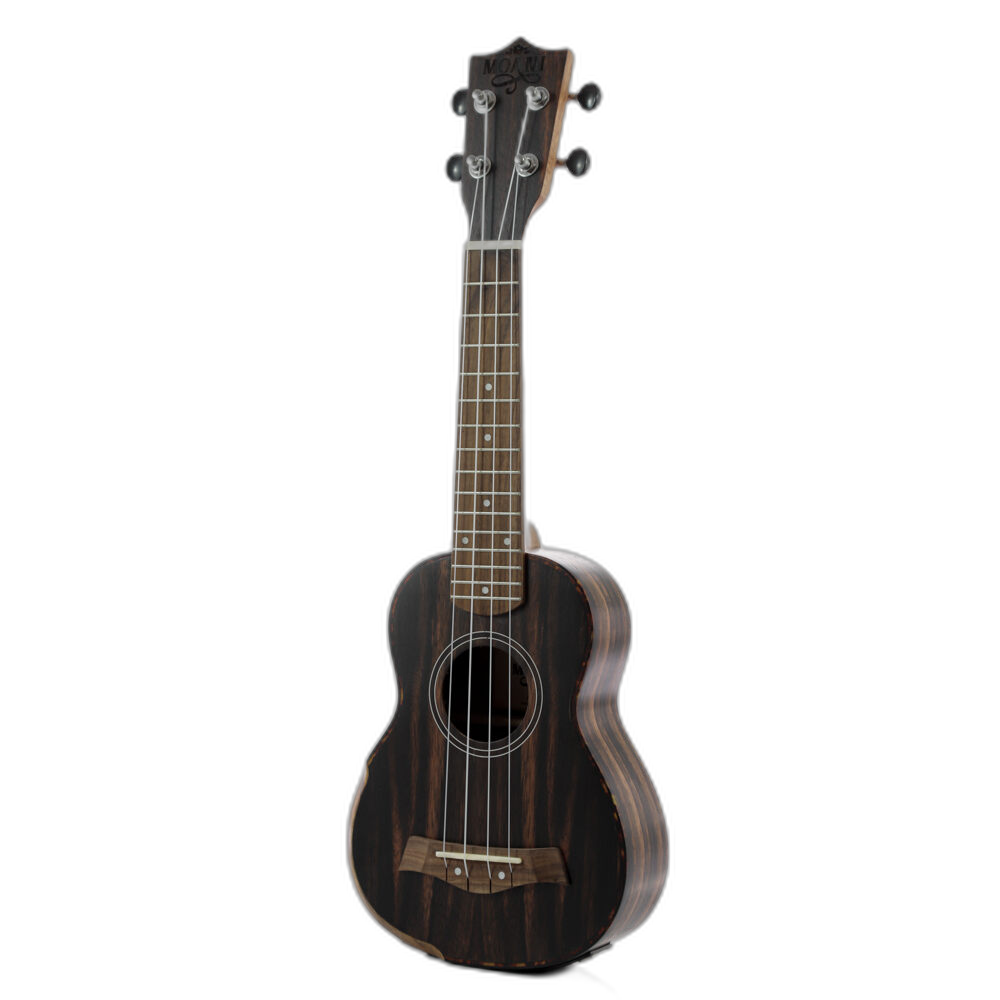 Ukulele Moani MAUNA Soprano 21'' Ebony C/ Bag UKEB-21EQ