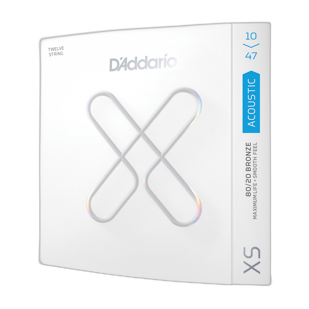 Encordoamento Violão Aço 12 Revestido 10-47 D Addario XS8020