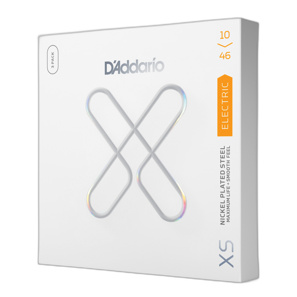 Encordoamento Guitarra Revestido 10-46 (3 Jogos) DAddario XS