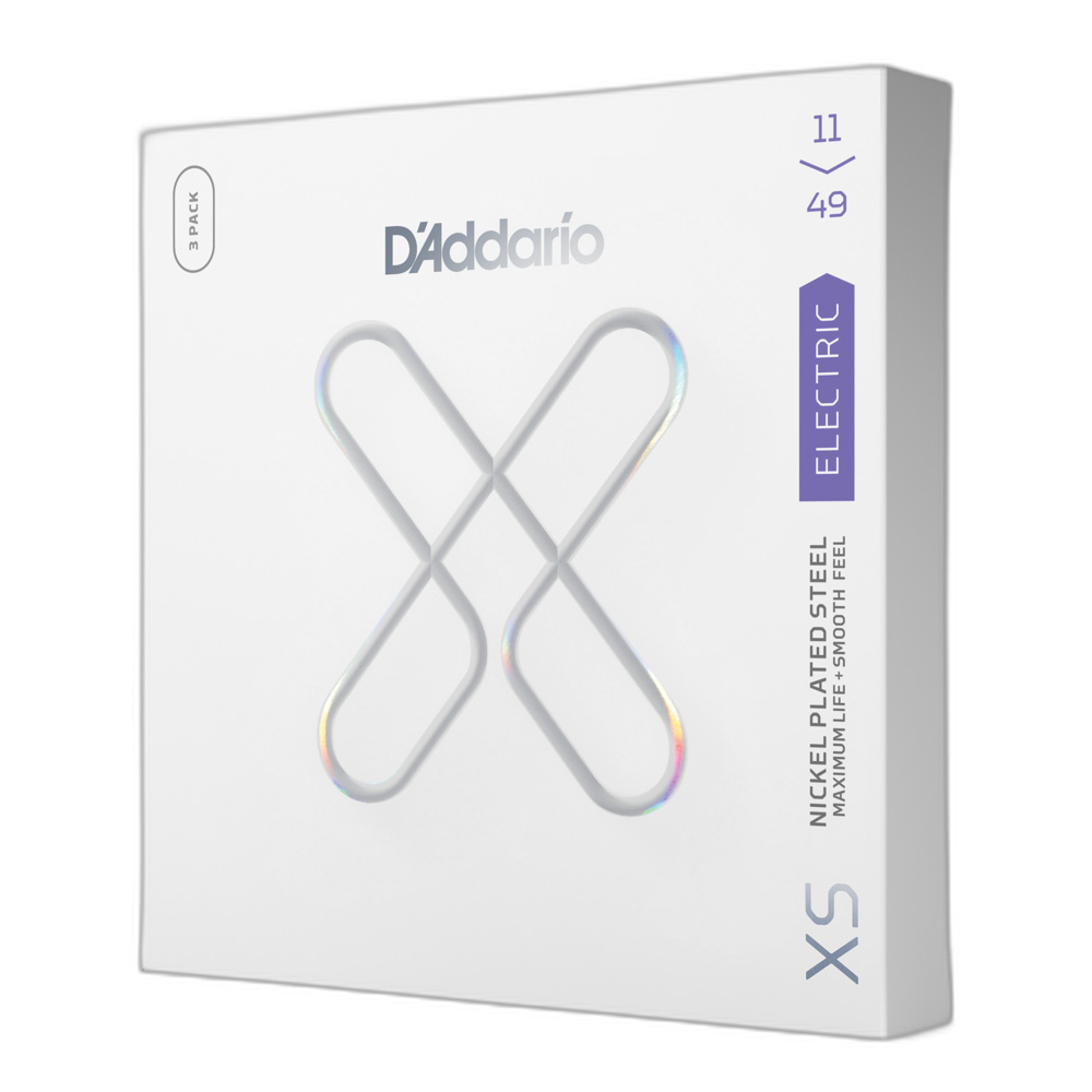 Encordoamento Guitarra Revestido 11-49 (3 Jogos) DAddario XS