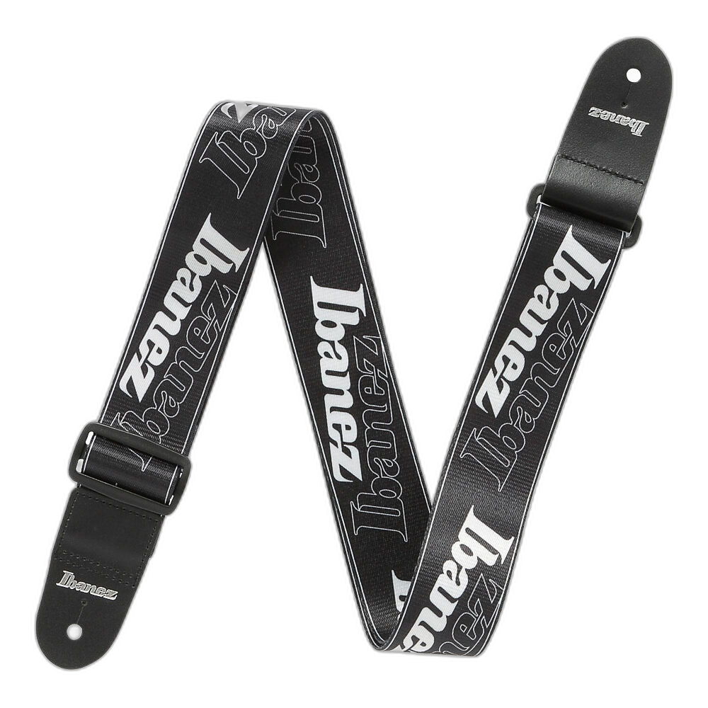 Correia Instrumentos Em Nylon Preta E Logo Ibanez GSD50-BK