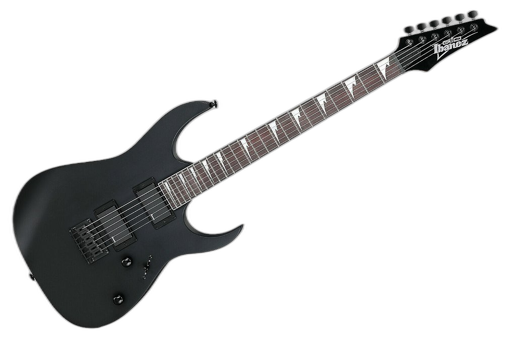 Guitarra 6C RG GIO Black Flat Ibanez RG Series GRG121DX-BKF
