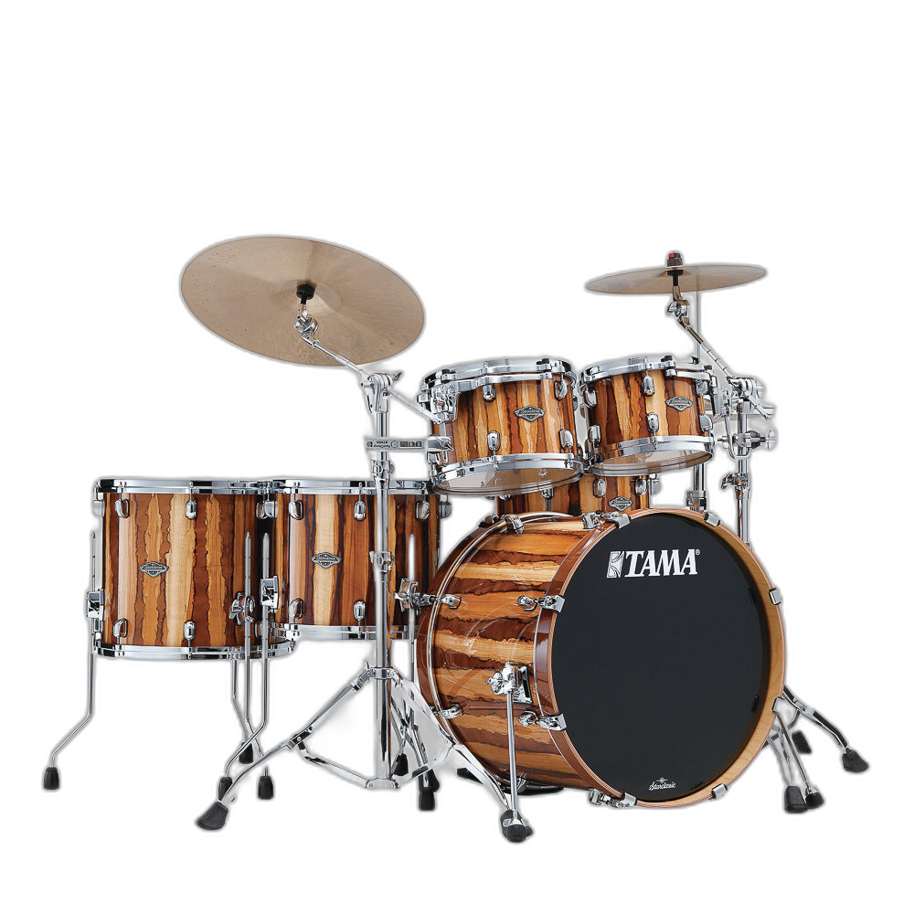 Bateria Shell Pack (5 tambores) Bumbo 22 (Caramel Aurora) Tama Starclassic Performer MBS52RZS-CAR