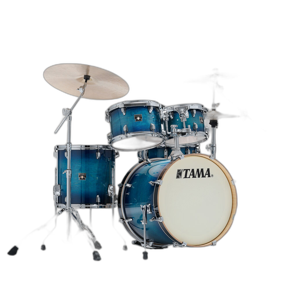 Bateria Shell Pack (5 Tambores) Bumbo 2 (Azul Blue Lacquer Burts) Tama Superstar Classic CL5RS-BAB