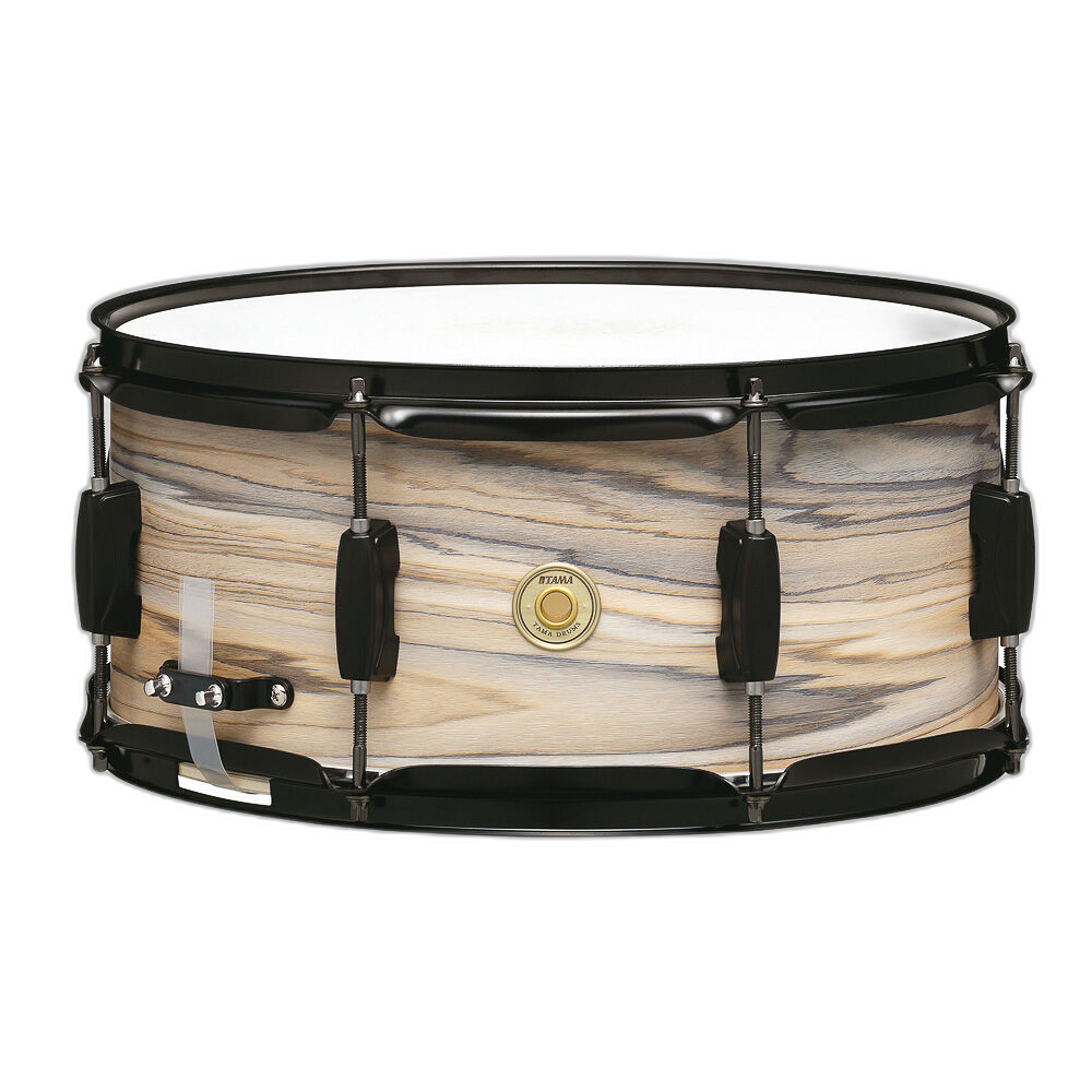 Caixa Para Bateria 14x6.5 (Natural Zebrawood Wrap) Tama Woodworks WP1465BK-NZW